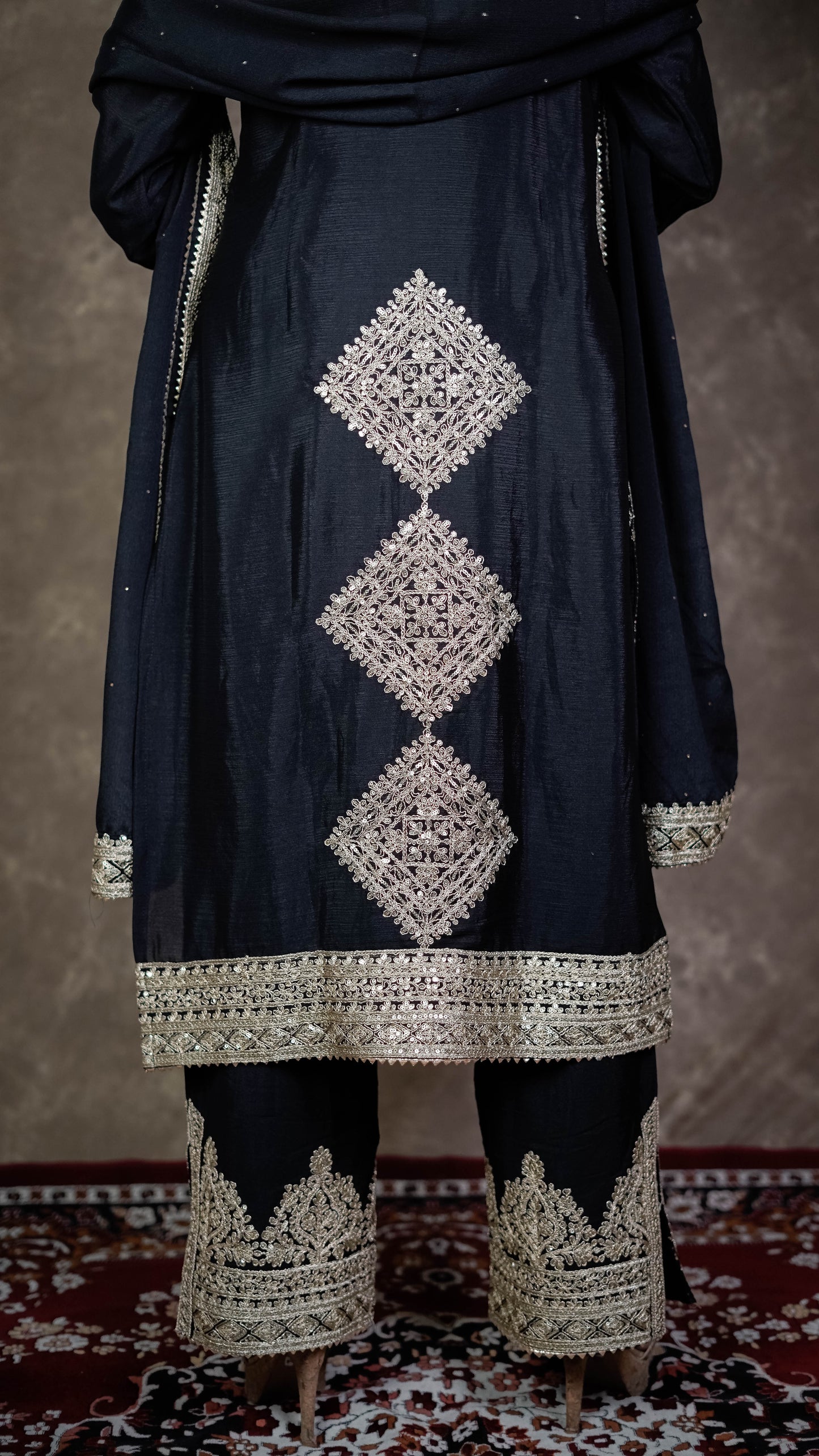 Black Chinnon Suit