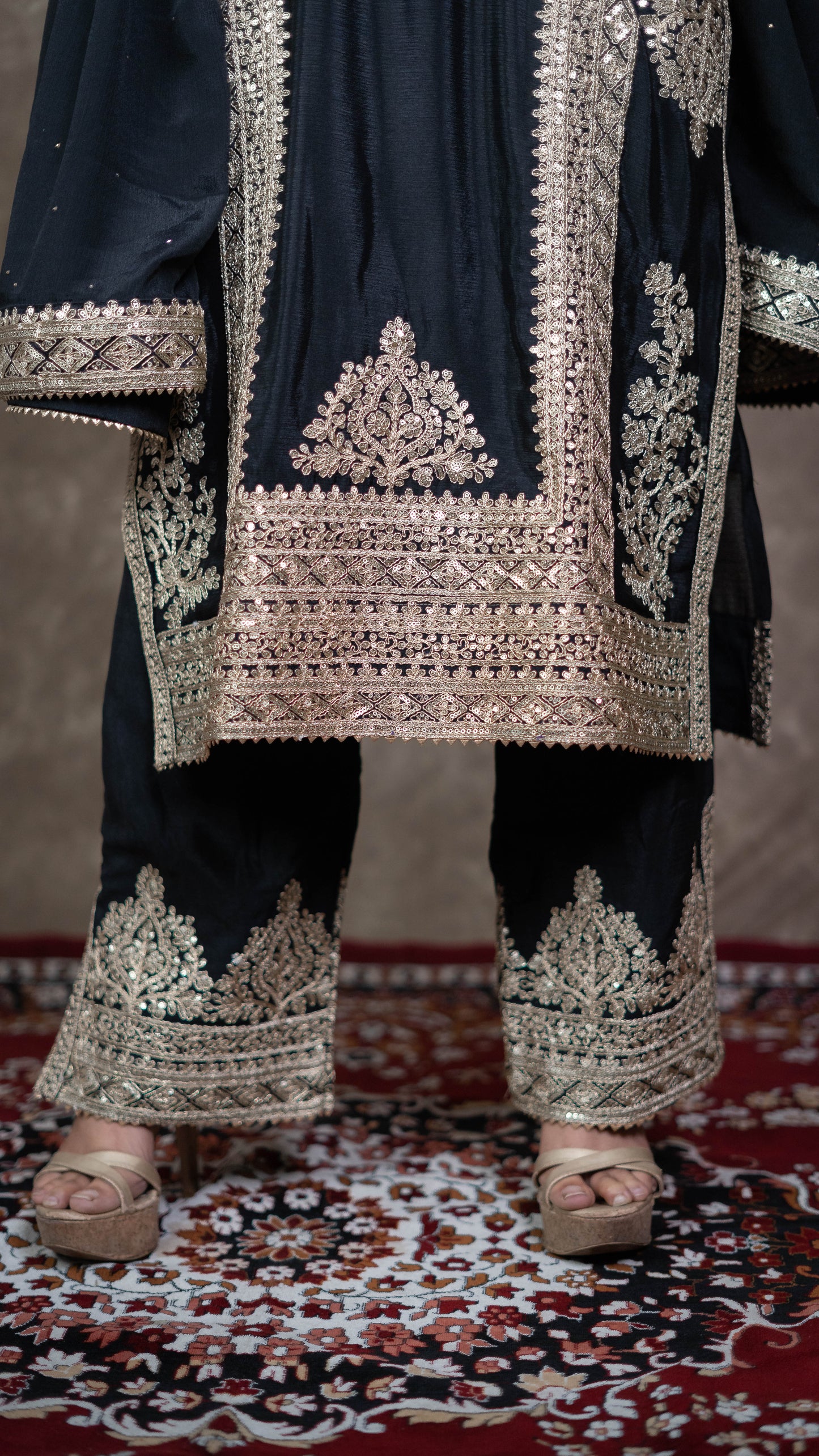 Black Chinnon Suit