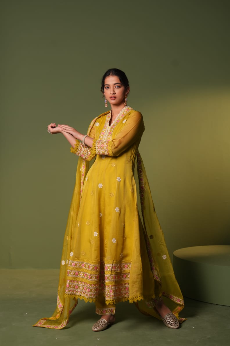 Crepe Anarkali Suit