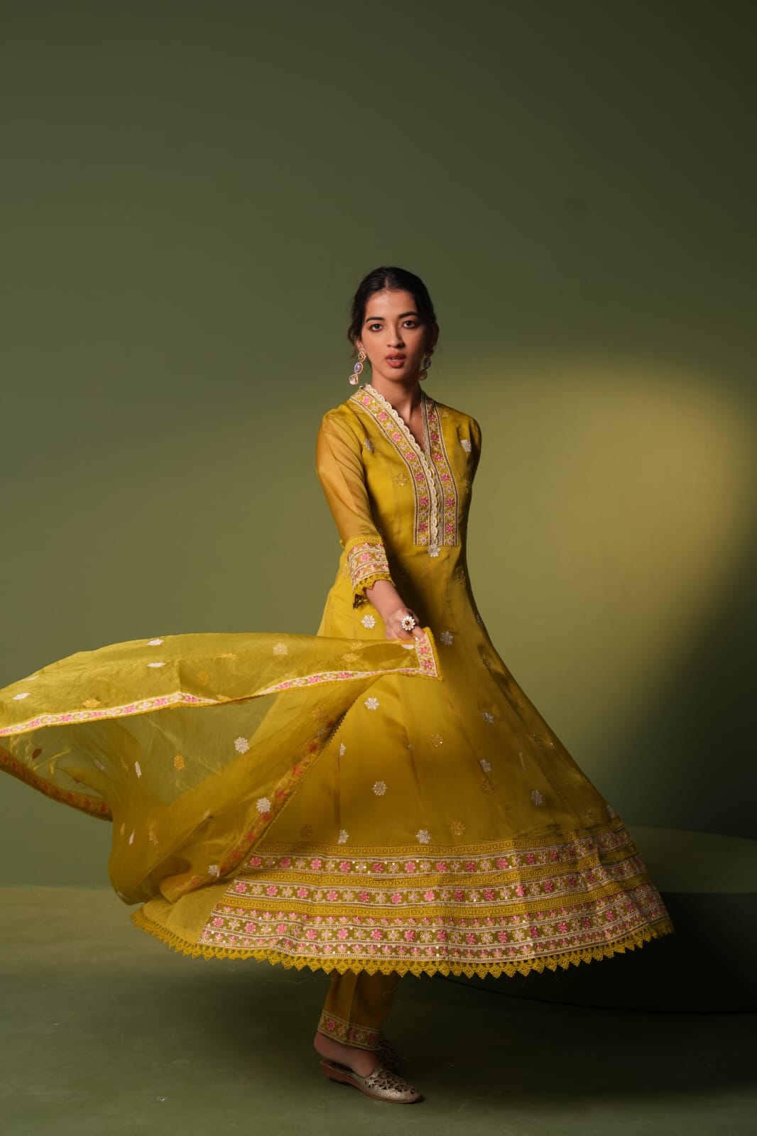 Crepe Anarkali Suit