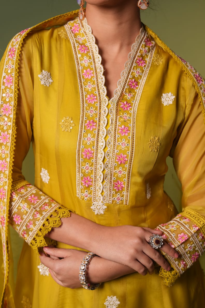 Crepe Anarkali Suit
