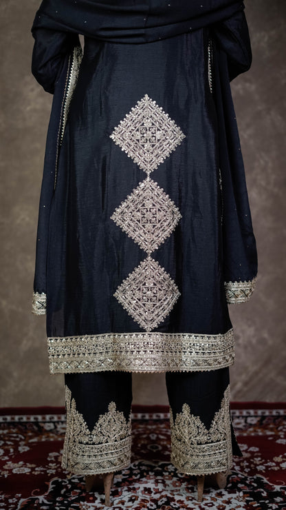 Black Chinnon Suit